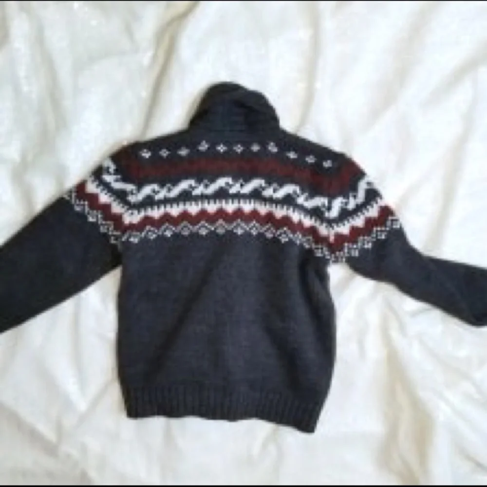 Carter's Boys Fair Isle Shawl Collar Cardigan Sweater Size 5T